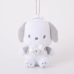 Sanrio Pochacco Colorful Boa Mascot Plush Keychain