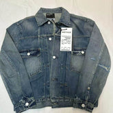 ERD melancholic Vintage Washed Distressed Denim Jacket