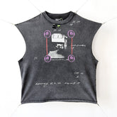 ERD Style High Street Ripped Character Muscle Tee