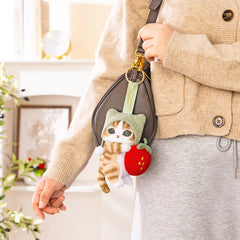 Mofusand Merci Strawberry Mascot Plush Pendants