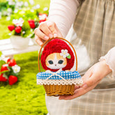 Mofusand Merci Strawberry Basket Mascot Plush