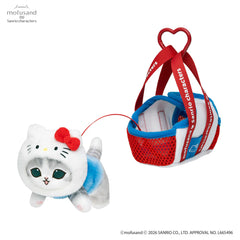 Mofusand x Sanrio Characters Outing Bag with Cat Mascot