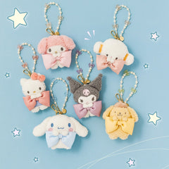 Sanrio x Maison de FLEUR 2025 Collection: Bow Mascot Plush Bag Charm