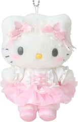 Sanrio White Cat Ballerina Mascot Plush