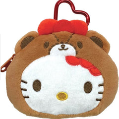 Hello Kitty Summer Mascot Zip Pouch Carabiner Charm