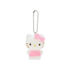 Sanrio Flocked Fuzzy Mascot Keychain
