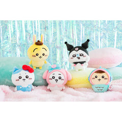 Chiikawa x Sanrio Momonga Kuromi Mascot Plush