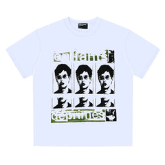 ERD Vintage Oversized Cartoon Graphic Tee Shirt