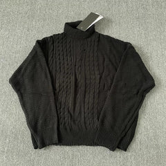 ERD melancholic Avant Garde High Neck Loose Sweater