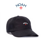 Noah style hat, cross embroidered duckbill hat, European and American high street solid color curved brim hat, versatile and simple hat