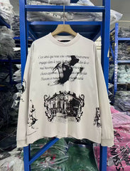 ERD Inspired Court Of Devil Graphic Longsleeve Tee