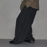GcBrand Lab AW25 Retro themed elements American casual versatile striped pants Thick woolen pants