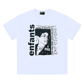 ERD Vintage Oversized Cartoon Graphic Tee Shirt