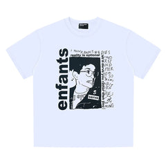ERD Vintage Oversized Cartoon Graphic Tee Shirt