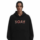 NOAH MARS niche trendy brand Egyptian pharaoh design sense American casual velvet thread splicing hooded sweatshirt