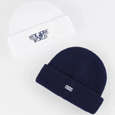 KITH New York Embroidery Knitted Hat Men's Winter Big Head Waist Cold Hat Outdoor Mountaineering Woolen Hat Baotou Warm Hat