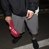 GcBrand Lab SS23 functional outdoor style pants leg button details five quarter pants drawstring sports shorts