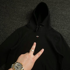 NOAH MARS niche trendy brand chest badge embroidered cross American casual loose men's hooded sweatshirt