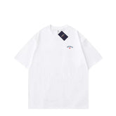 NOAH BWCJ small logo cross simple casual summer trendy brand couple heavyweight pure cotton short sleeved T-shirt for men and women