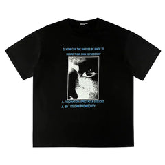 ERD Vintage Oversized Cartoon Graphic Tee Shirt