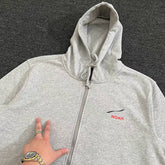 NOAH MARS autumn new product waves American casual hooded sweatshirt wool trendy zipper jacket men