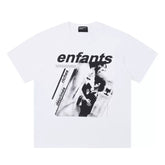 ERD Vintage Oversized Cartoon Graphic Tee Shirt