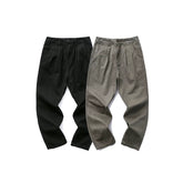 GcBrand Chino Pants American retro new style basic washed tapered casual pants loose pants for men