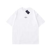 NOAH BWCJ chest cross small label print European and American trendy brand pure cotton casual couple short sleeved T-shirt for men