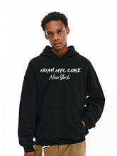 NOAH MARS niche trendy brand New York limited edition American casual couple heavyweight versatile patchwork hooded sweatshirt men