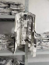 ERD Vintage Oversized Jacquard Knit Crewneck Sweater