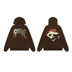 Revenge x Juice WRLD Brown 999 & Doves Pullover Hoodie