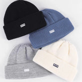 KITH autumn and winter round knitted woolen hat for men and women, warm pullover, cold hat, thick melon skin hat, yupi sailor hat