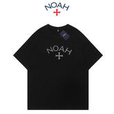 NOAH Black Soul Casual Loose Couple T-Shirt