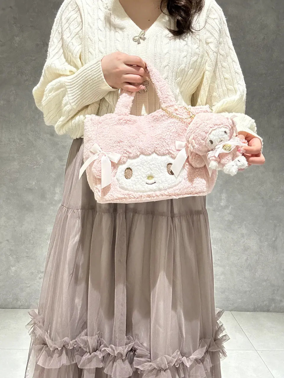 Maison de FLEUR × Sanrio My Melody Mascot Plush Charm