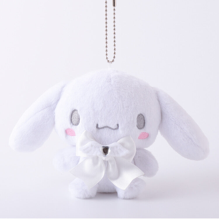 Sanrio Cinnamoroll Colorful Boa Plush Mascot Keychain (10cm)