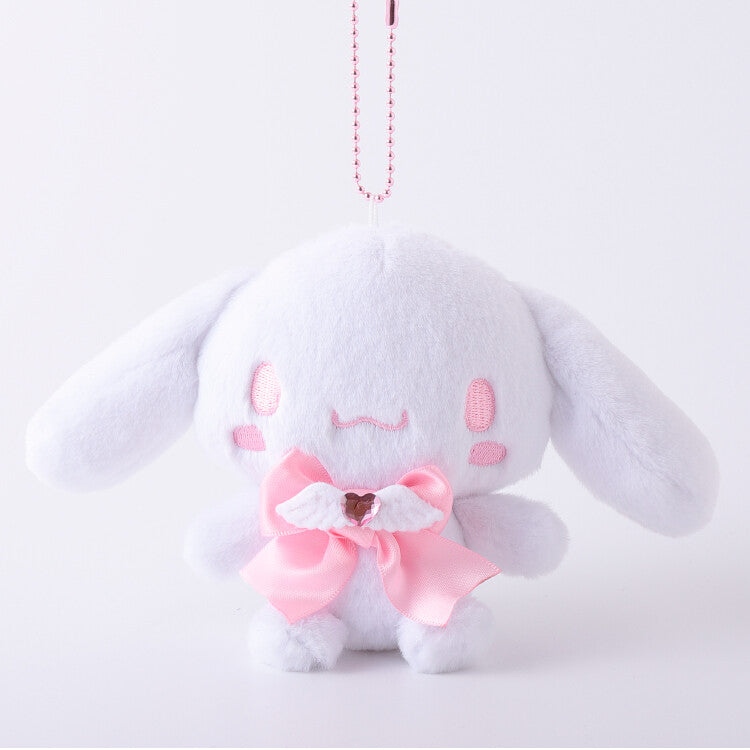 Sanrio Cinnamoroll Colorful Boa Plush Mascot Keychain (10cm)