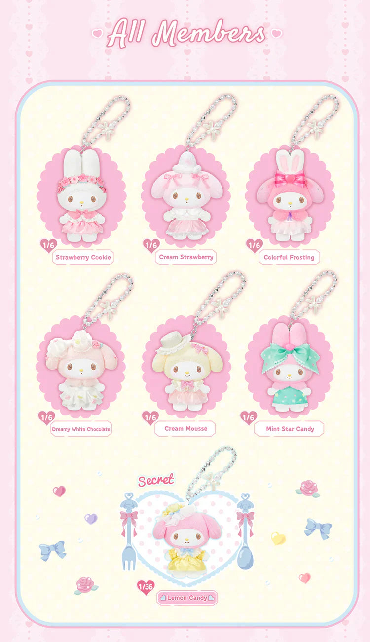 Sanrio My Melody Sweet Dreams Boudoir Plush Pendant Blind Box