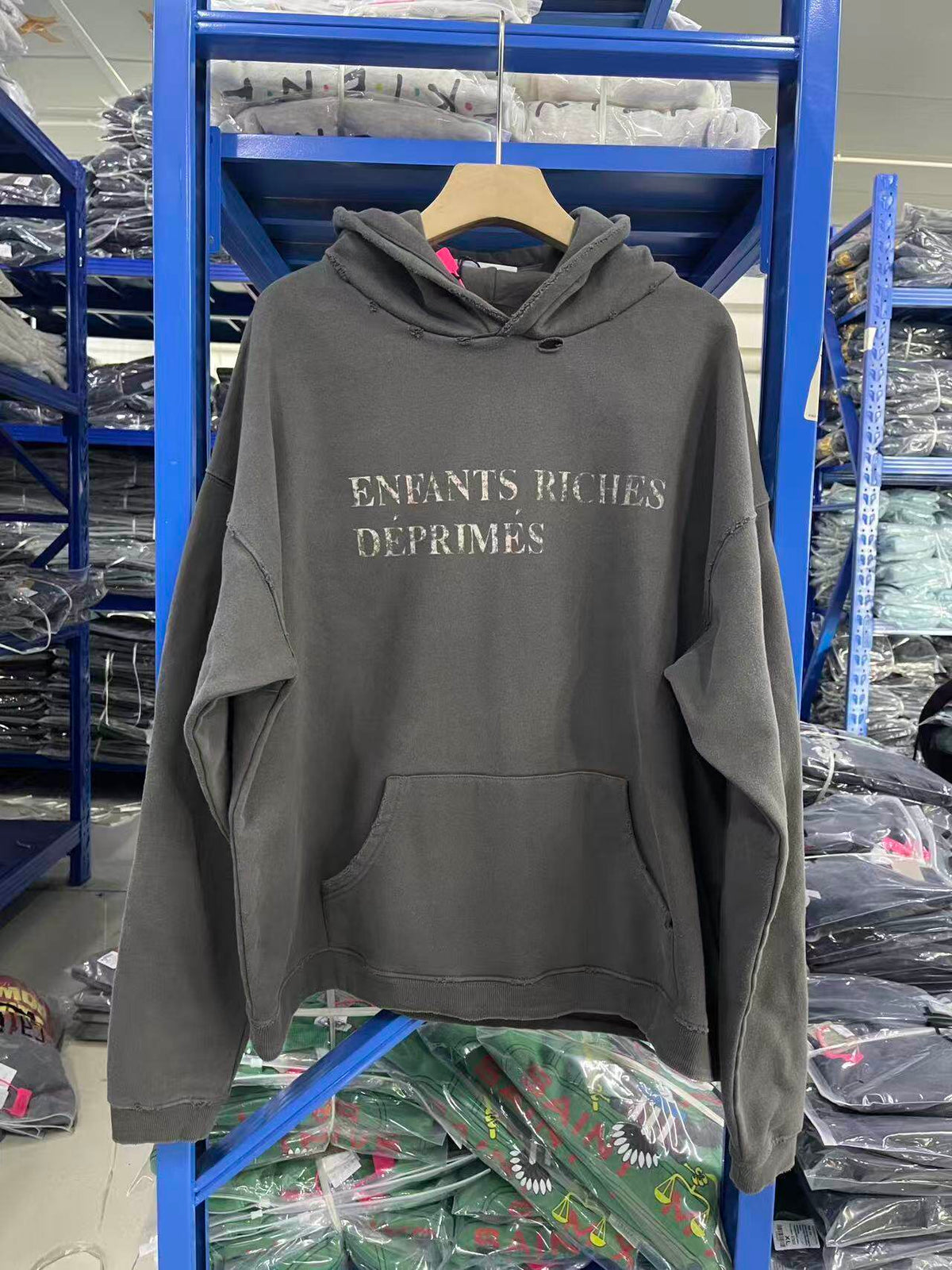 ERD melancholic Vintage Sun Faded Bleach Hoodie
