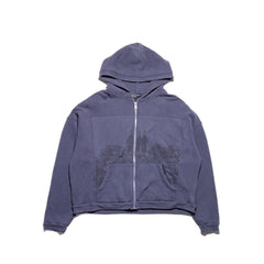 ERD Vintage Washed Purple Oversized Pullover Hoodie