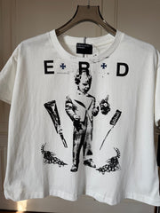 ERD melancholic Vintage Boy Graphic Cropped T-Shirt