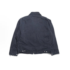 ERD Vintage Washed Distressed Cargo Harrington Jacket Outerwear