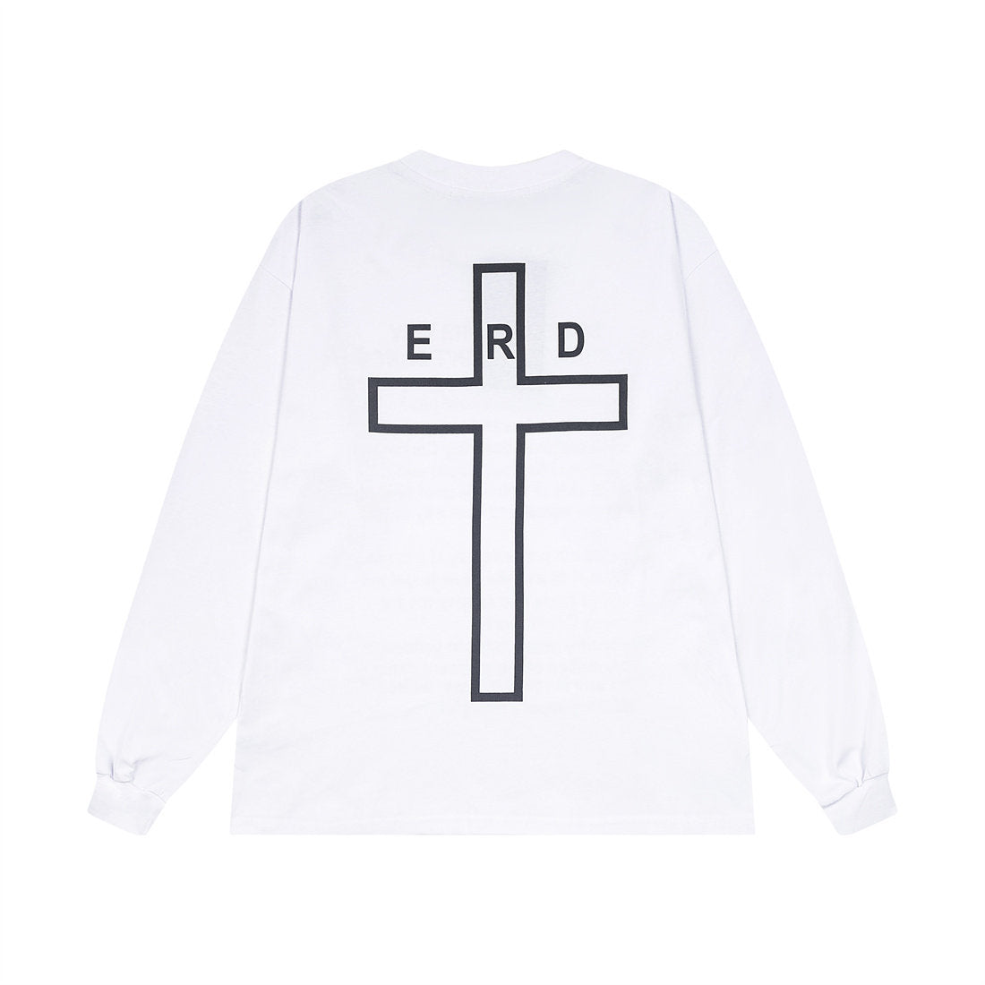ERD Inspired Classic Slogan Number Cotton Longsleeve Tee
