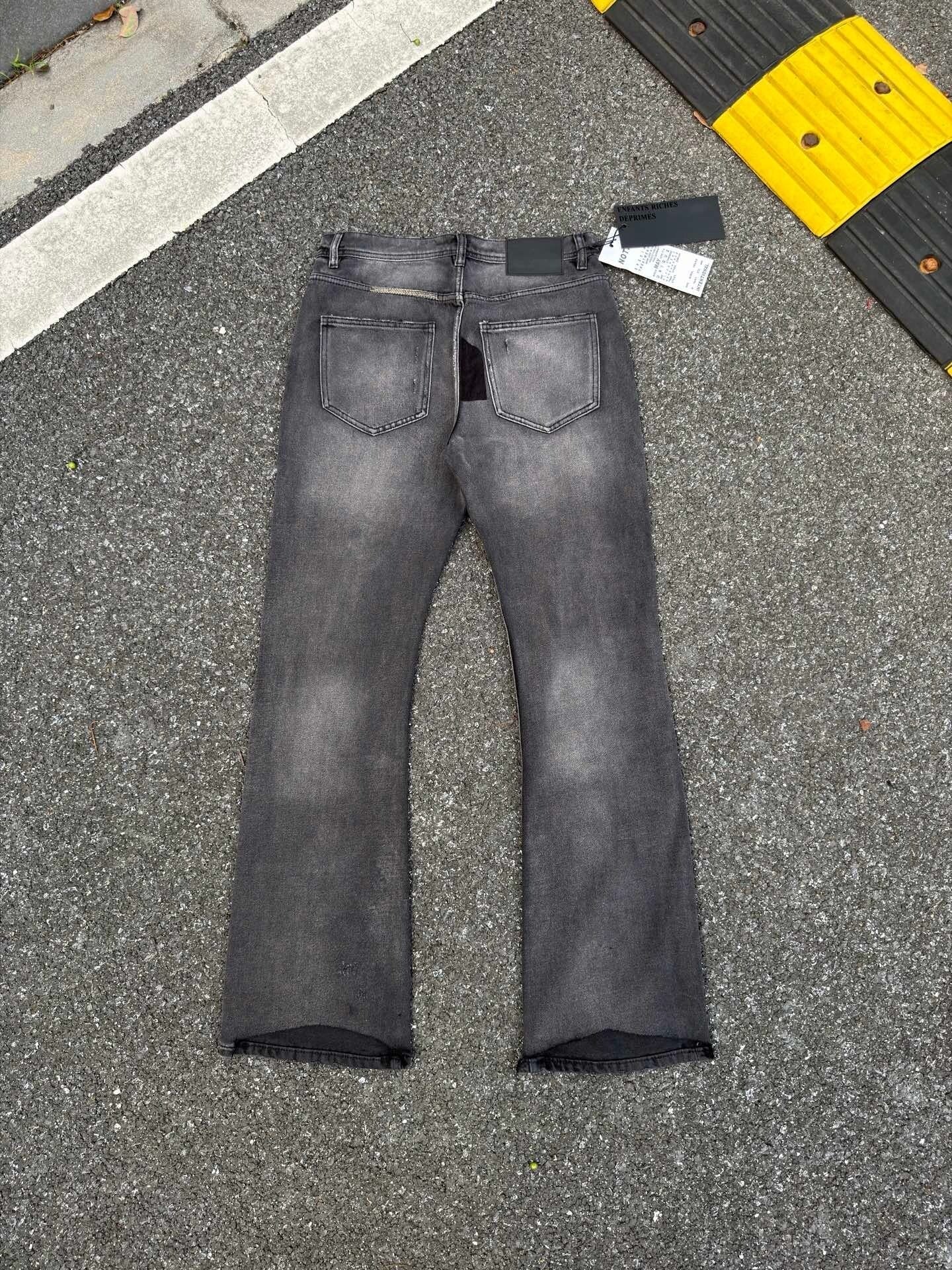 ERD Melancholy Vintage Embroidered Patchwork Flare Jeans