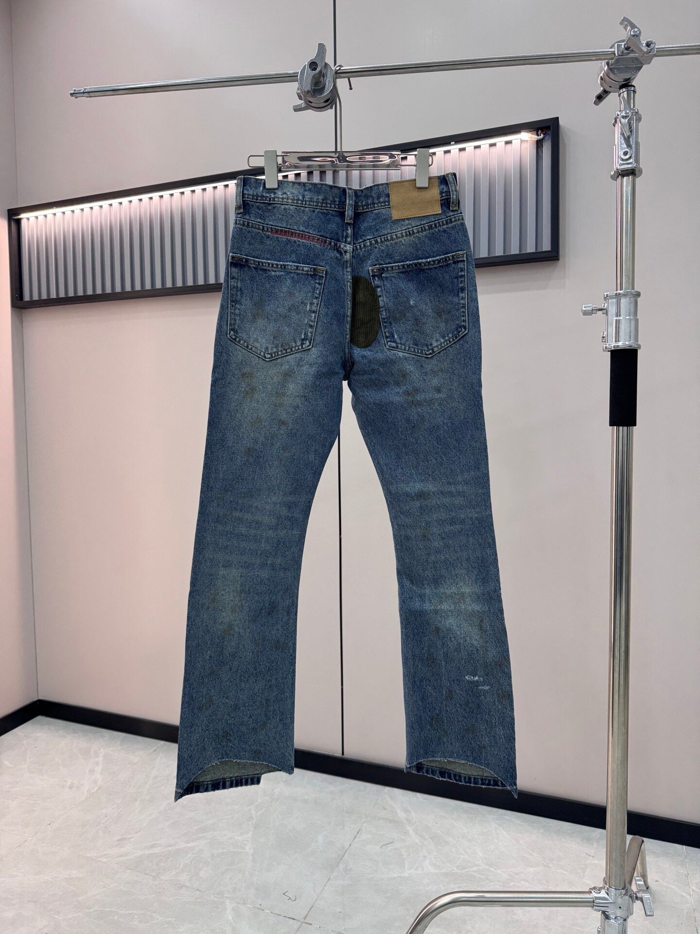 ERD melancholic Vintage Embroidered Straight Slim Pants