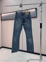 ERD melancholic Vintage Embroidered Straight Slim Pants