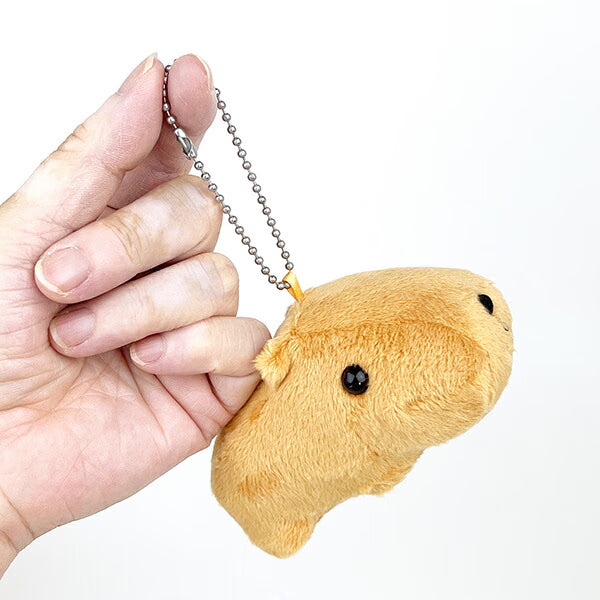 Sekiguchi Capybara-san Fluffy Plush Mascot Bag Charm