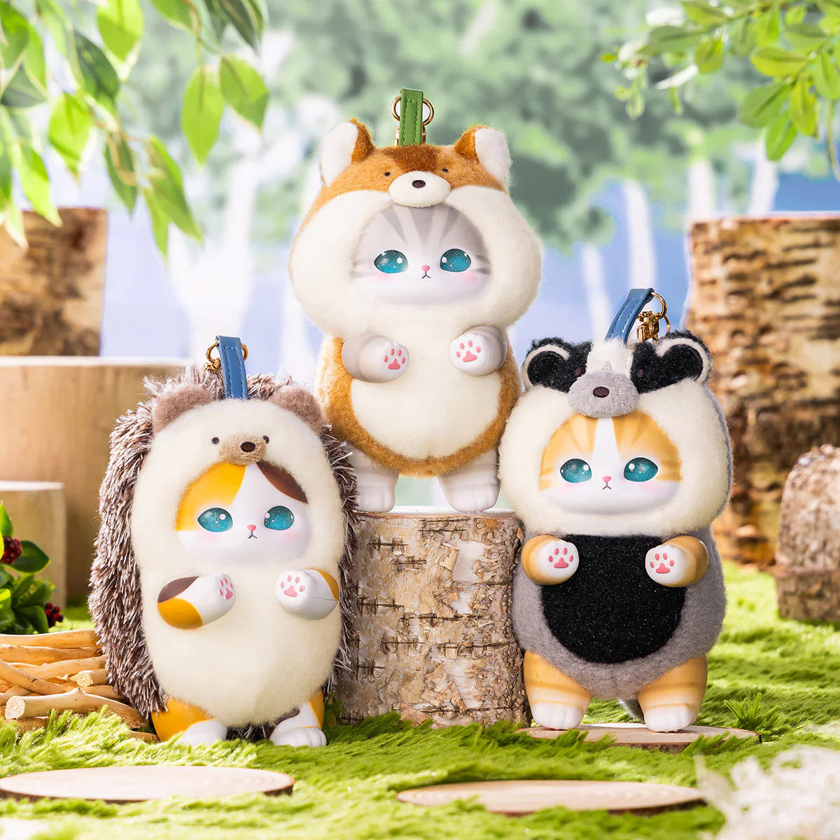 Mofusand Kiramekko Nordic Kitten Plush Pendant | Pre-order