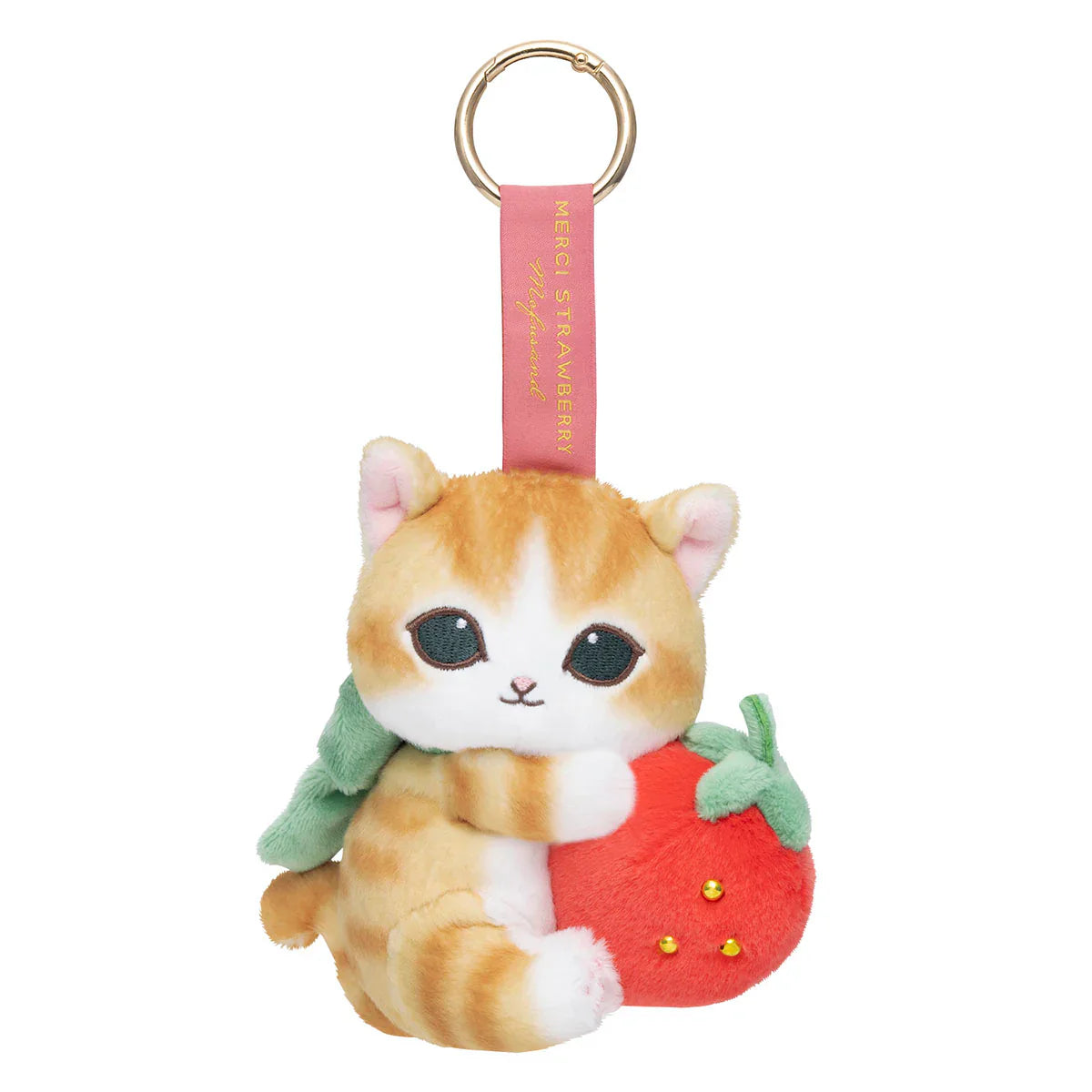 Mofusand Merci Strawberry Mascot Plush Pendants
