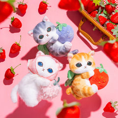 Mofusand Merci Strawberry Mascot Plush Pendants