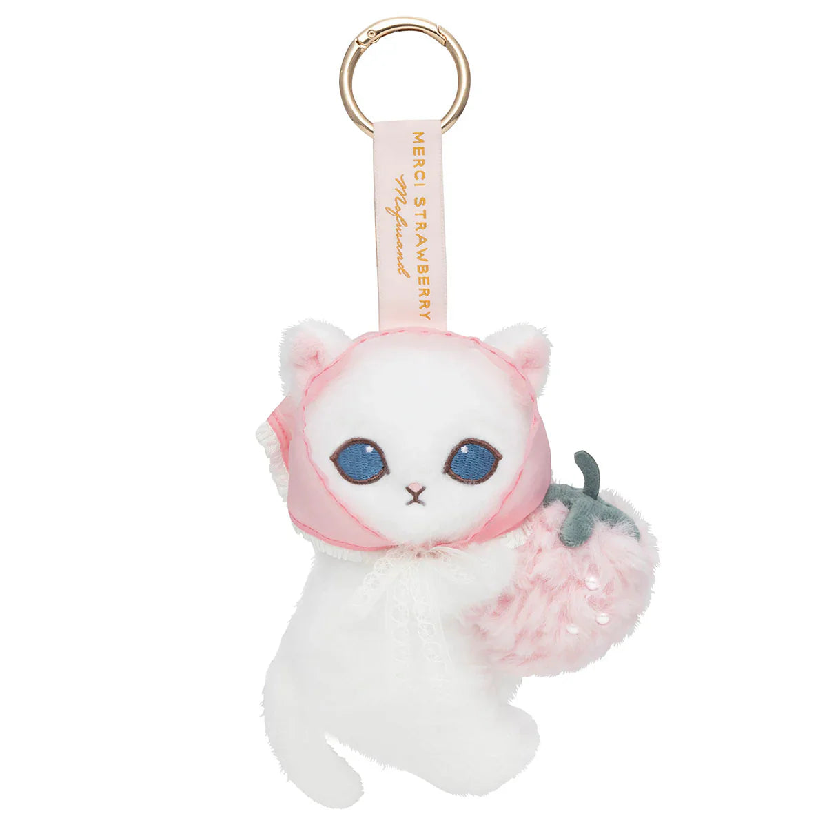 Mofusand Merci Strawberry Mascot Plush Pendants